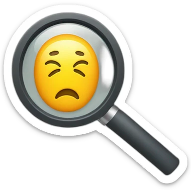 The letter W under a magnifier sticker