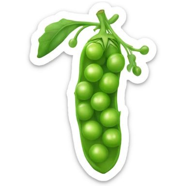 Pea sticker