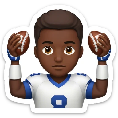 joueur de football  sticker