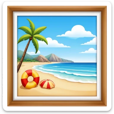 beach sticker