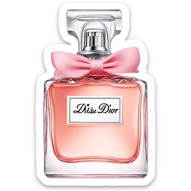 Miss dior perfume sticker