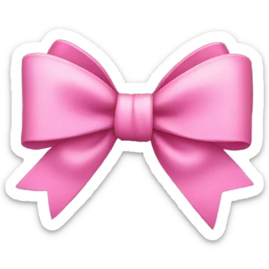 Girly bow sticker