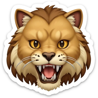 Saber Toothed Cat sticker