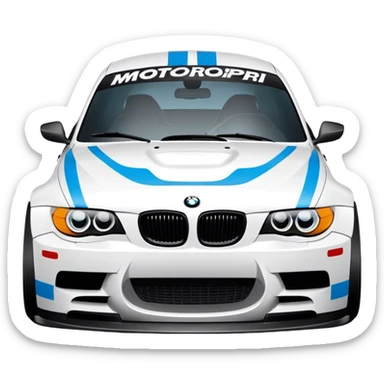 Emoji for bmw motorsport sticker