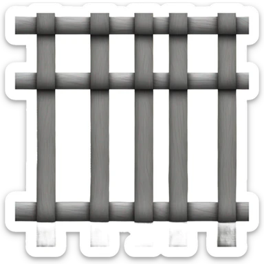 D fence sticker