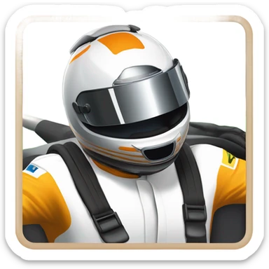 io che guido una formula un sticker