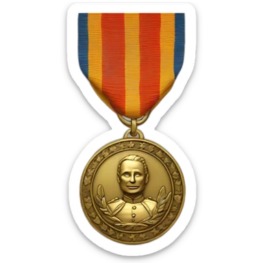 distinguished war medal sticker
