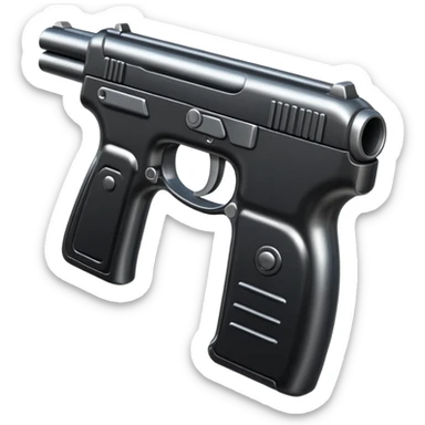 Make a gun emoji  sticker