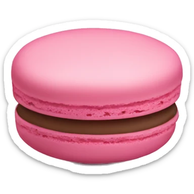 pink yummy macaron sticker