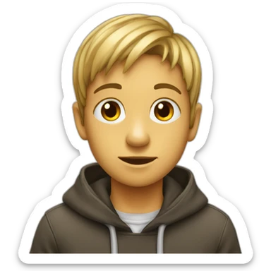 enfant dans une piece fermer sticker