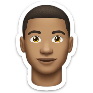 Kylian Mbappé gracioso sticker