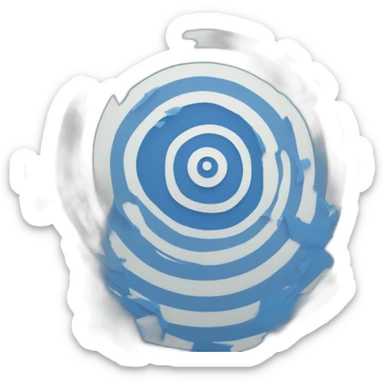 blue-target-with-blue-arrow-bullseye sticker