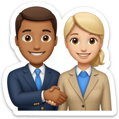 YVL handshake sticker