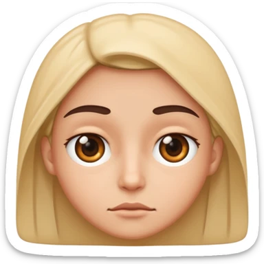 Thousand yard stare sticker