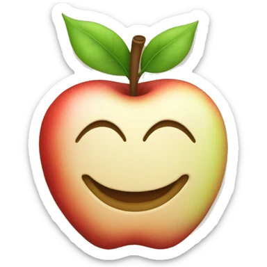 Apple logo emoji sticker