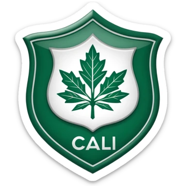 Genera un emoji de el escudo de el equipo deportivo Cali  sticker