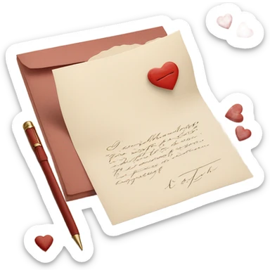 Love letter  sticker