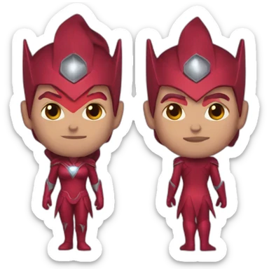 Scarlet witch as a man sticker