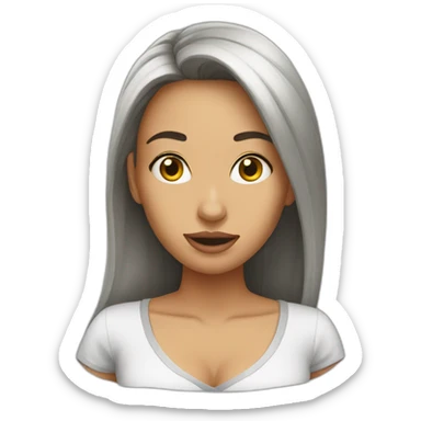 Drunk sorority girl sticker