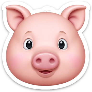 Eva as a daddy pig sticker