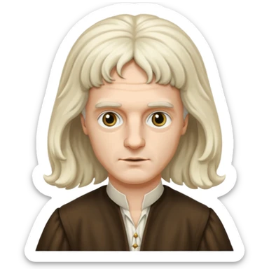 isaac-newton sticker