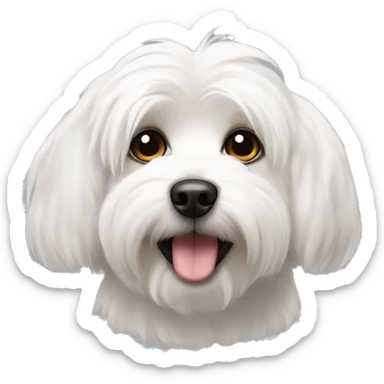 Coton De Tulear dog cute  sticker