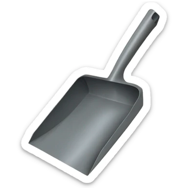 dustpan sticker