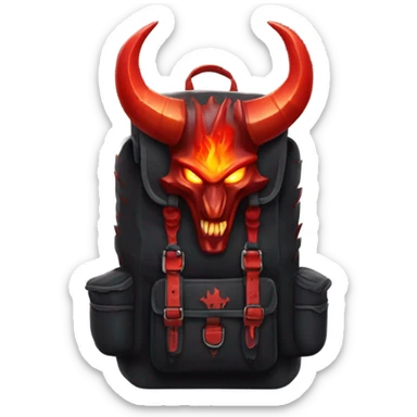 Satan’s backpack  sticker