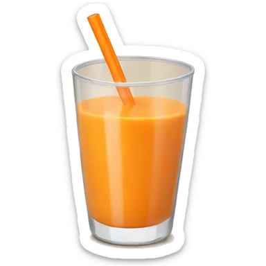 Orange smoothie  sticker