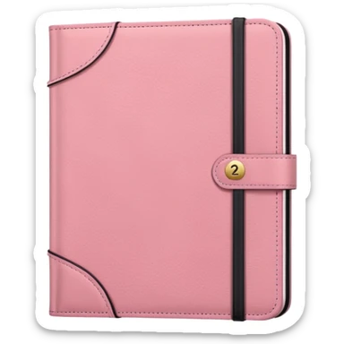 Agenda rosa 2026 sticker