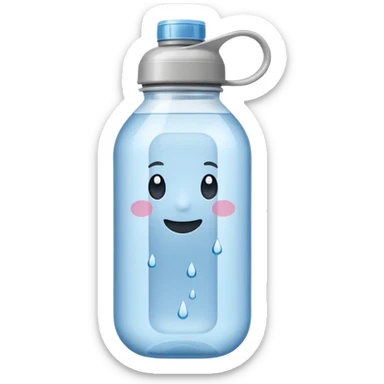 Water bottle – reusable canteen
 sticker