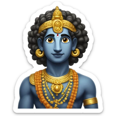 God Krishna as ram sticker