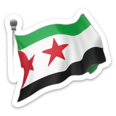 free syria flag sticker
