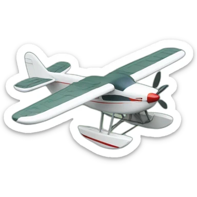 seaplane amphibian sticker