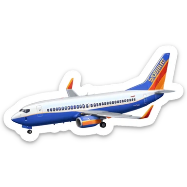 Southwest Airlines Boeing 737-800 sticker