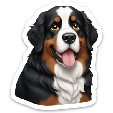 bernese mountain dog sticker