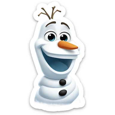 Olaf pidiendo matrimonio  sticker