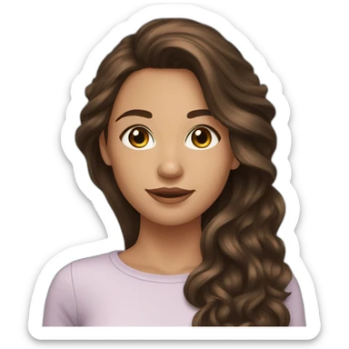 my-beautiful-brunette,-hazel-eyed,-with-beautiful-hair sticker