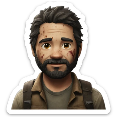 The last of us clicker sticker