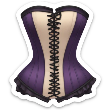 Corset top sticker