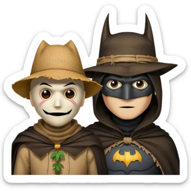 batman scarecrow sticker