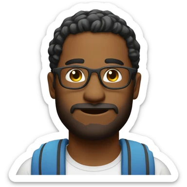 a backend engineer who loves yoga sticker