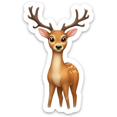 deer in love sticker