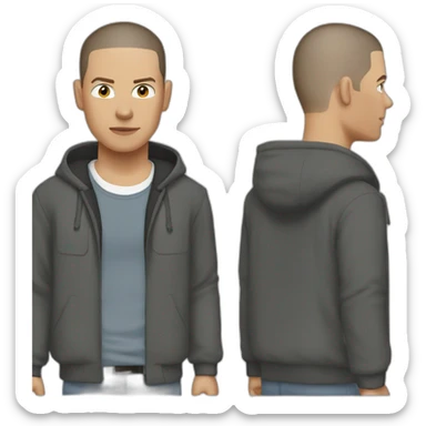 michael scofield sticker