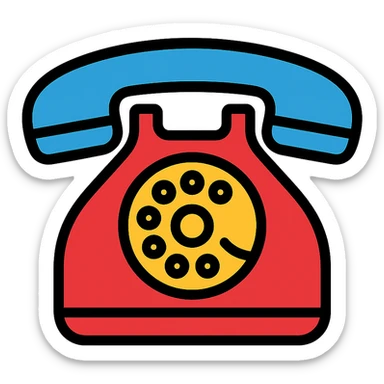 telephone sticker