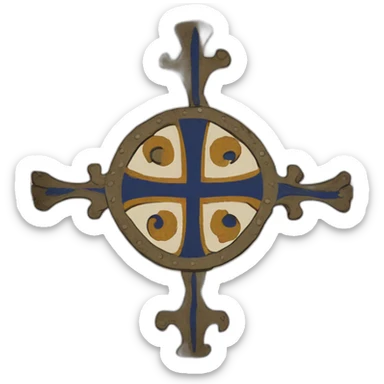 Byzantium Flag sticker