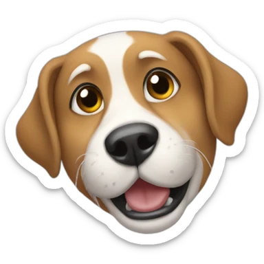 Perro haciendo pis sticker