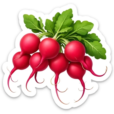 radish cluster sticker