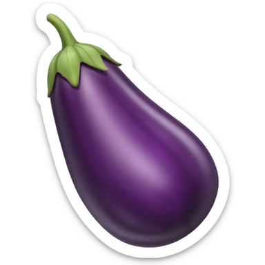 eggplant sticker