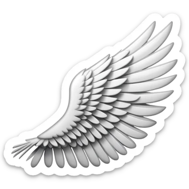wing left sticker